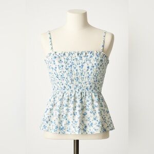 Cotton Time and Tru Blue Floral Camisole XL